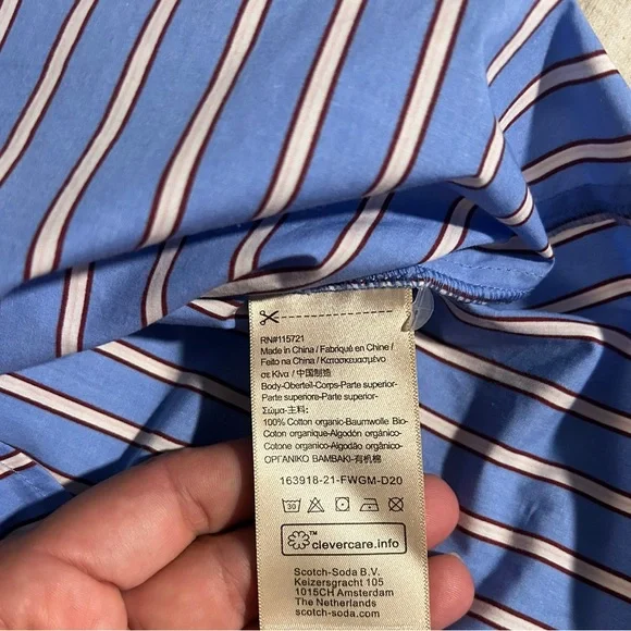 Scotch & Soda button down shirt Size 10 ( Girl ) - Picture 5 of 10